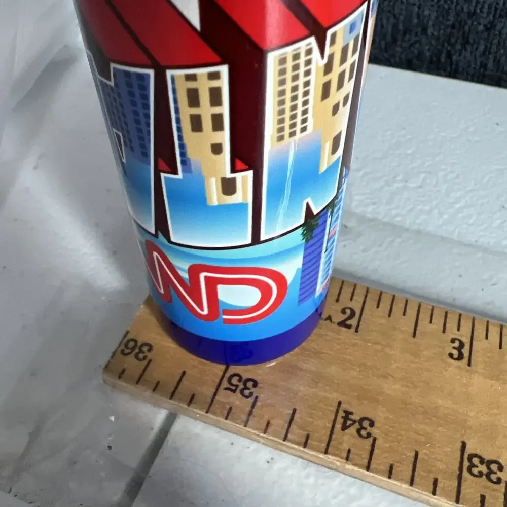 New Atlanta Georgia Tall Shot Glass Souvenir CNN